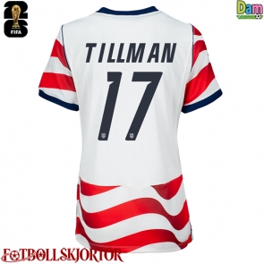 Förenta stater Malik Tillman #17 Hemmatröja Dam VM 2026 Kortärmad